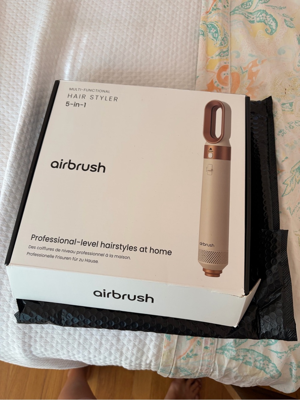 BRAND NEW- Airbrush 5-in-1 Hair Styler in Champagne Gold